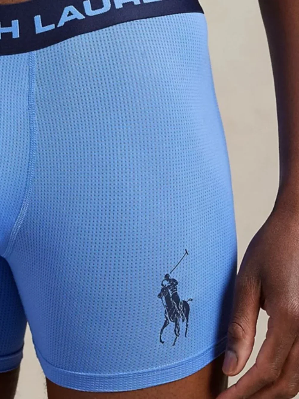 Polo Ralph Lauren Men's Boxer L Perfect Pouch Elastic Waist  Briefs Blue NWT